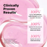 Peptide collagen hydrogel eye patches