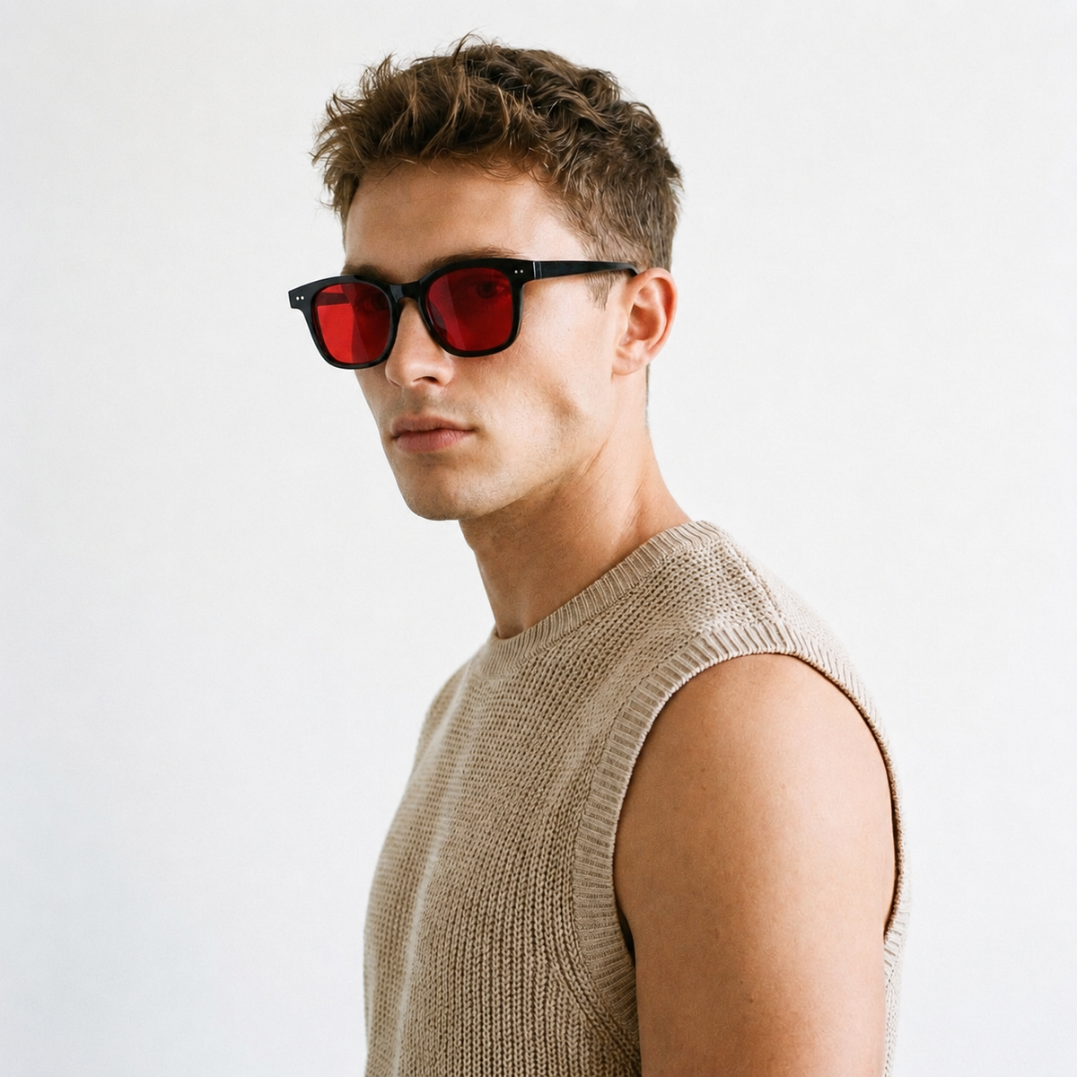 Ultralight TR Blue Light Glasses – Red Lens for the Last Hour Before Bed