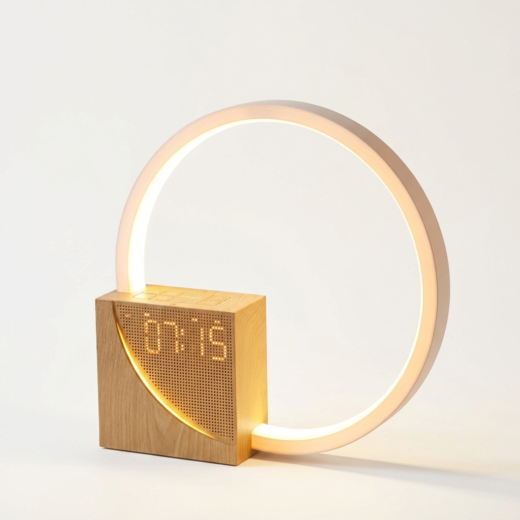 Sunrise Alarm Clock – Wake-Up Light with Sunset Fade, White Noise & Dimmable Bedside Lamp