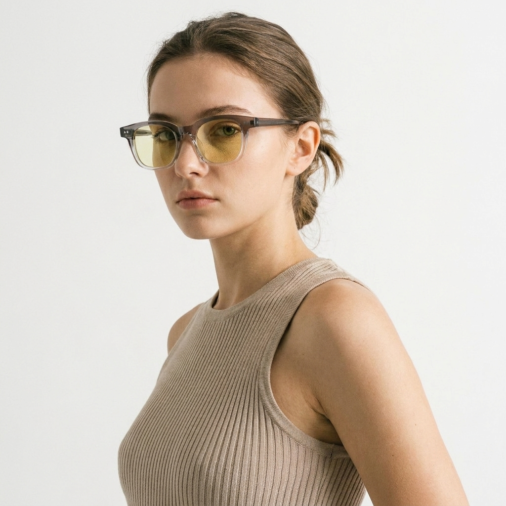 Ultralight TR Blue Light Glasses – Yellow Lens for All-Day Screen Comfort